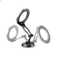 حامل جوال مرن يدعم الـMagSafe للسيارة - رمادي