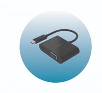 بيلكن - محول تايب سي إلى VGA بقوة 60 واط – اسود