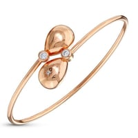 بنجرة فضة لون ذهبي وأحجار الزيركون الماسية - بنجرة...