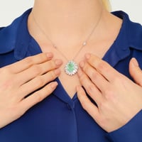 قلادة فضة نسائية عيار 925 - قلادة الشغف