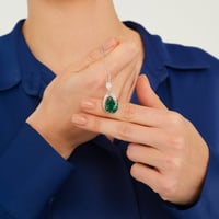 سلسال فضة نسائي عيار 925 - قلادة فنون