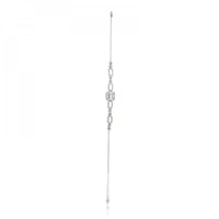 طقم فضة نسائي عيار 925 مرصع بأحجار زركون - طقم باغ...