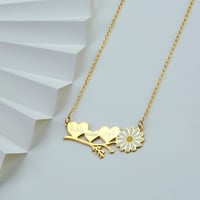 سلسال قلوب - سلسال بالاسم مطلي ذهب - فضة عيار 925