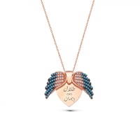 سلسلة بالاسم فضة عيار 925 مطلية ذهب - سلسال ريحانة