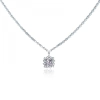 طقم فضة فخم مرصع بأحجار زركون - طقم فاتنة