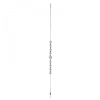 طقم فضة نسائي عيار 925 مرصع بأحجار زركون - طقم قلو...