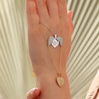 سلسال ريفان فضي - سلسال بالاسم فضة عيار 925 مطلي ب...