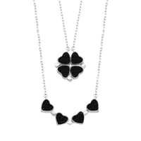 سلسلة تالين - سلسال فضة نسائي بأحجار زيركون بيضاء...