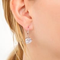 طقم حصة - طقم ناعم من الفضة عيار 925 مرصع بأحجار ز...