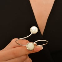 بنجرة فضة مرصعة بأحجار زركون - بنجرة السحاب