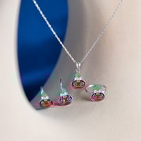 طقم أطفال فضة عيار 925 - طقم الطماطم الجميلة