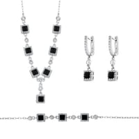 طقم ( الهالة الملكية ) فضة