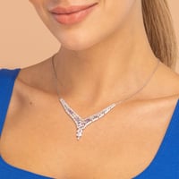 سلسال نسائي فضة عيار 925 - سلسال ملاك