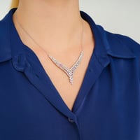 سلسال نسائي فضة عيار 925 - سلسال ملاك