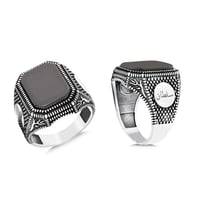 خاتم رجالي بالاسم فضة