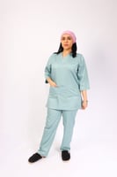 زي عاملات بدلة 2 قطعة موديل 2019