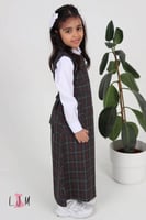 شيال مريول روضه كحلي على عودي جيبين امامي 0105 بدو...