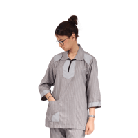 يونيفورم عاملات 2 قطعة عاملات منزليات مع تطعيم