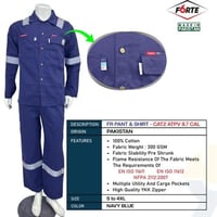 بدلة قطعتين مقاوم للحريق والكهرباء (ارامكو)