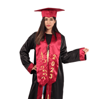 قبعة تخرج للكبار لون عودي