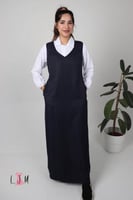 شيال مريول كحلي شيال كسرات جانبية على الشيال بدون...