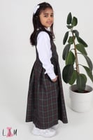 مريول كحلي روضه مع مطاط جانبين روضه 0104