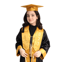 وشاح تخرج للاطفال الوان مختلفة