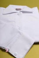 بلوزه ابيض سادة لجميع المراحل قطن مخلوط