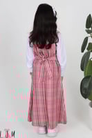 مريول روضه مع كسرات امامي مقلم مربعات 0100