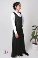 مريول متوسط زيتي شيال كسرات على الكتف