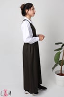 شيال مريول زيتي شيال شبيح حزام مطاط من الجابين بدو...