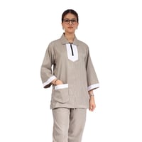 يونيفورم عاملات 2 قطعة عاملات منزليات تطريز دانتيل