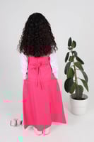 مريول ابتدائي وردة ببيونة مع كسرات 1071