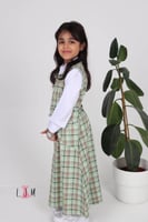 مريول شيال ورضه مقلم مربعات موديل عصري 0107 بدون ا...