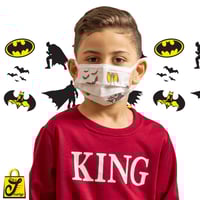 كمامات ولادي باتمان مطاك ذكي ثلاث طبقات ( 50 كمامة...
