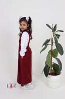 شيال مريول روضه ببيونه على الصدر عودي 1109بدون بلو...