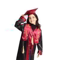 قبعة تخرج لاطفال لون عودي