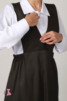 مريول متوسط زيتي شيال شبيح حزام مطاط من الجابين