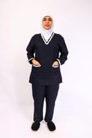 زي عاملات بدلة 2 قطعة شتوي