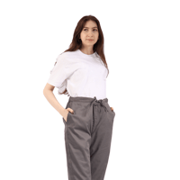 تيشرت قطن ابيض كلية التقنية للبنات