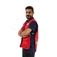 سترة مسعف الهلال الاحمر EMERGENCY