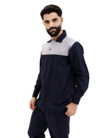 بدلة عمال تداخلات تعطيم رصاصي موديل 102