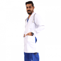 لاب كوت قصير ابيض - رجالي