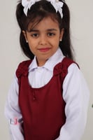 مريول روضة عودي مع ببيونة على الكتف 1039