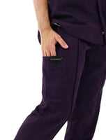 طقم سكراب طبي طبي للرجال بلون عنابي غامق – طوارئ و...