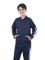 الزي الرياضي ولادي كحلي (ثلاث قطع)