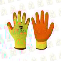 قفازات قماشية لونين مبطن بطبقة نايلون عازلة