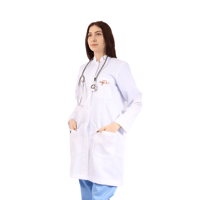 لاب كوت نسائي ابيض