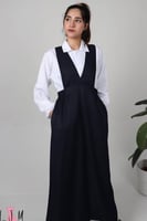 شيال مريول كحلي شيال موديل عصري صدر سبعة بدون البل...