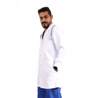 لاب كوت قصير ابيض - رجالي